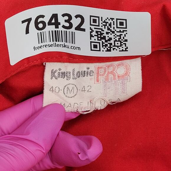 Vintage 70s King-Louie Blouson Jacket Medium 22x24 USA - Picture 6 of 12